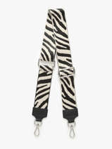 Schouderriem Zebra Milano Beige caviar CA25ZBAB